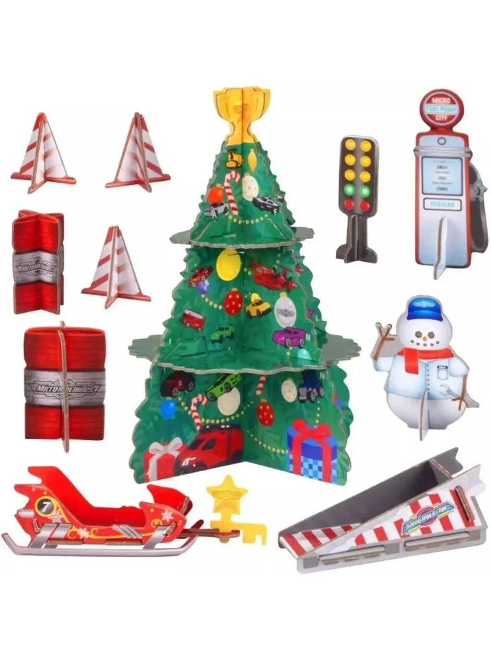 Micro Machines Advent Calendar 24-Day Set Micro Cars & Trucks Holiday Toys